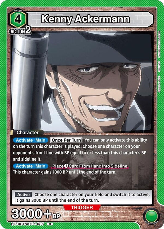 Kenny Ackermann (036) (UE10BT/AOT-1-036) (UE10BT: Attack on Titan)