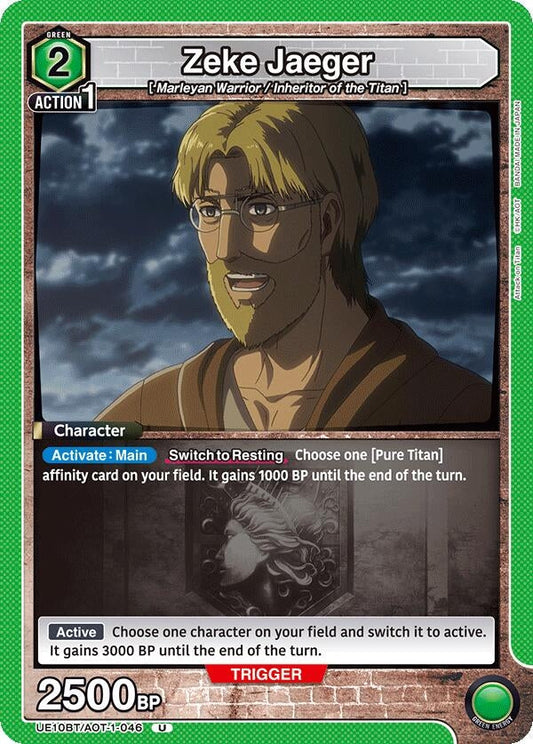 Zeke Jaeger (046) (UE10BT/AOT-1-046) (UE10BT: Attack on Titan)