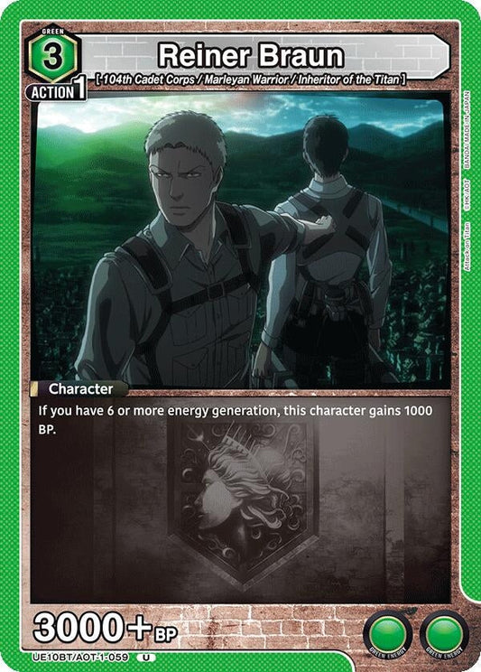Reiner Braun (059) (UE10BT/AOT-1-059) (UE10BT: Attack on Titan)