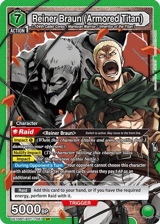 Reiner Braun (Armored Titan) (UE10BT/AOT-1-061) [UE10BT: Attack on Titan] Foil