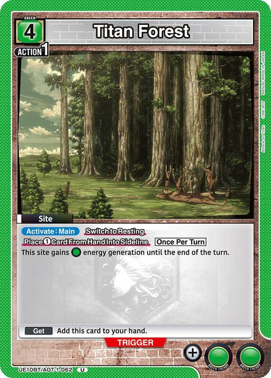 Titan Forest (UE10BT/AOT-1-062) (UE10BT: Attack on Titan)