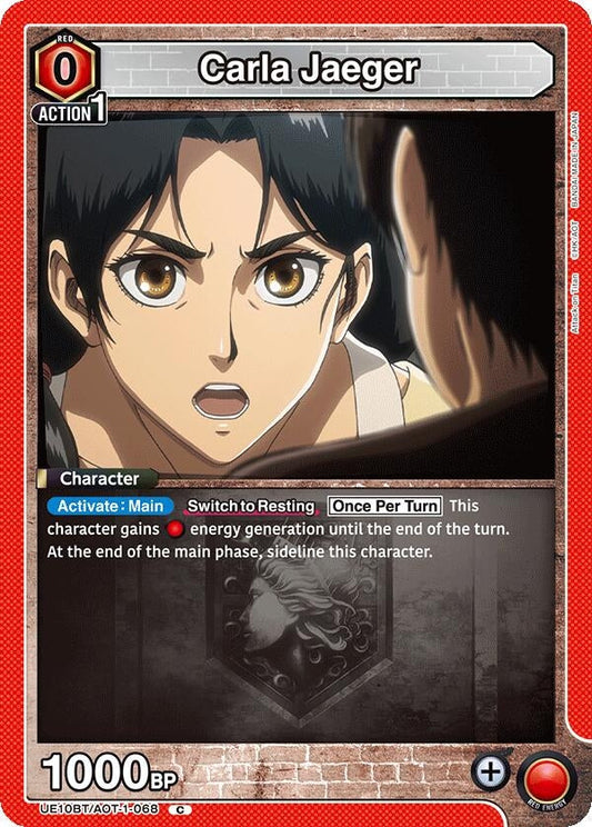 Carla Jaeger (UE10BT/AOT-1-068) (UE10BT: Attack on Titan)