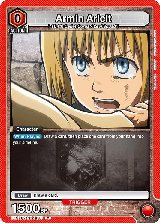 Armin Arlelt (075) (UE10BT/AOT-1-075) (UE10BT: Attack on Titan)