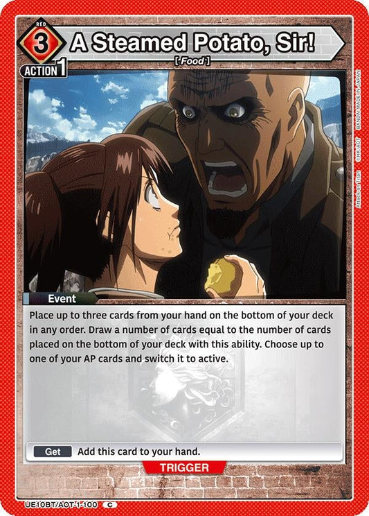 A Steamed Potato, Sir! (UE10BT/AOT-1-100) (UE10BT: Attack on Titan)