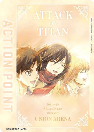 Action Point Card (AP05) (UE10BT/AOT-1-AP05) [UE10BT: Attack on Titan] Foil