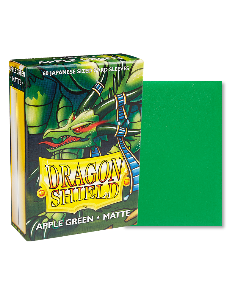 Dragon Shield - 60ct Japanese Size - Apple Green Matte