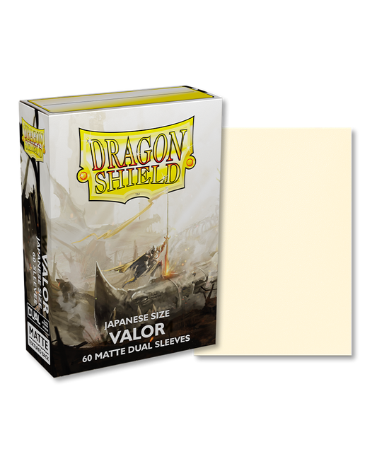 Dragon Shield - 60ct Japanese Size - Dual - Valor Matte