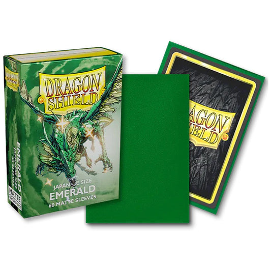 Dragon Shield - 60ct Japanese Size - Emerald Matte