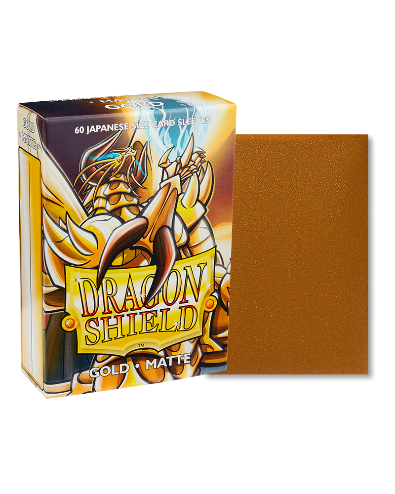 Dragon Shield - 60ct Japanese Size - Gold Matte