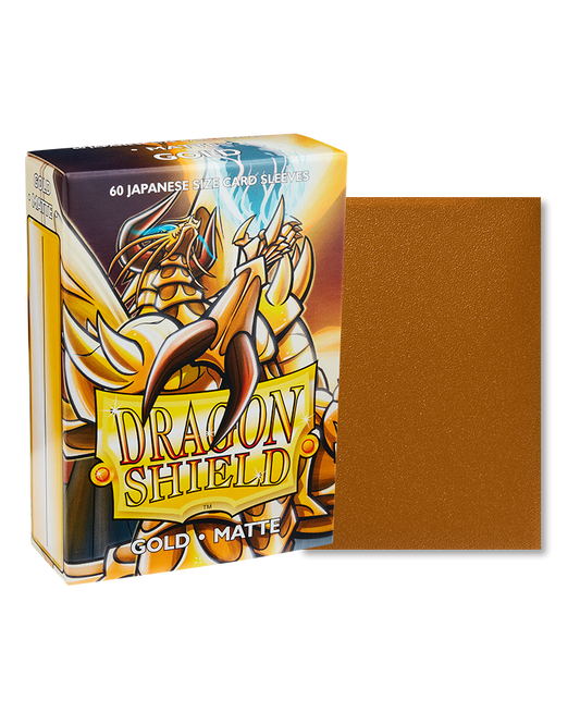 Dragon Shield - 60ct Japanese Size - Gold Matte