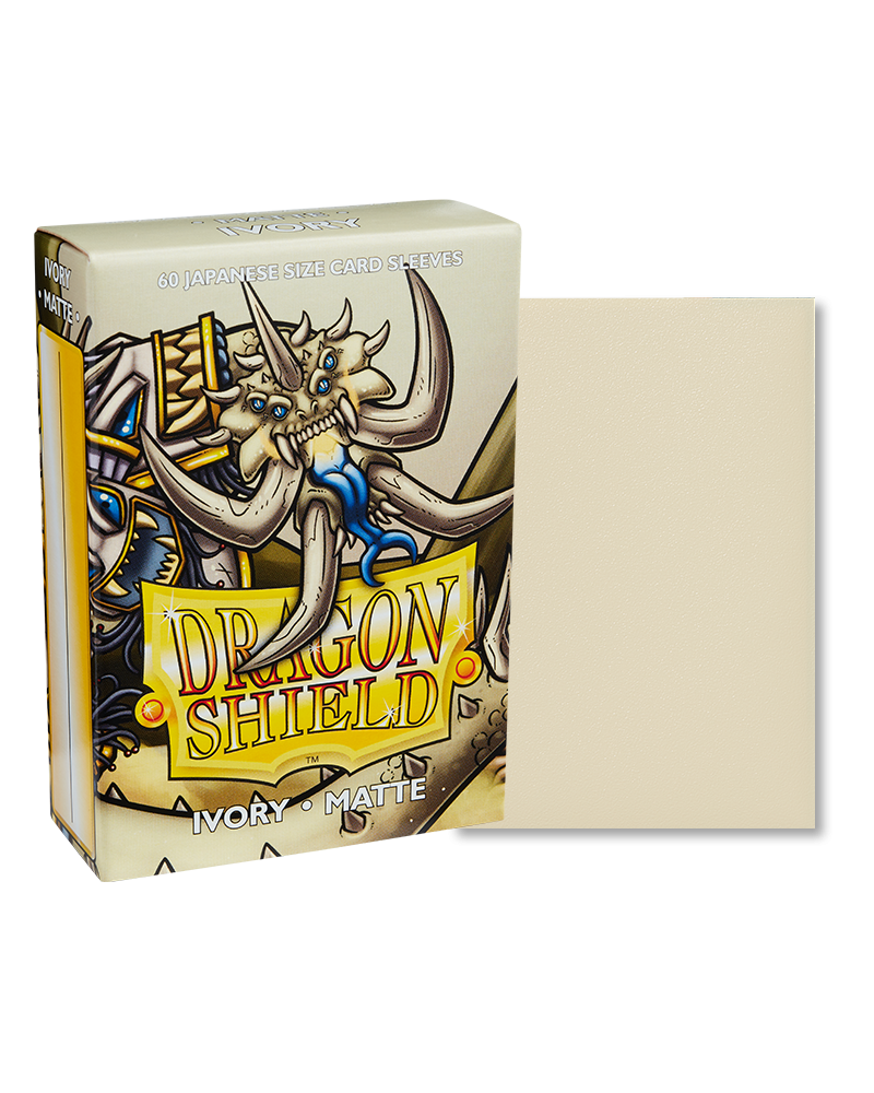 Dragon Shield - 60ct Japanese Size - Ivory Matte