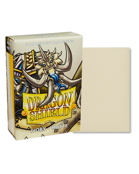 Dragon Shield - 60ct Japanese Size - Ivory Matte