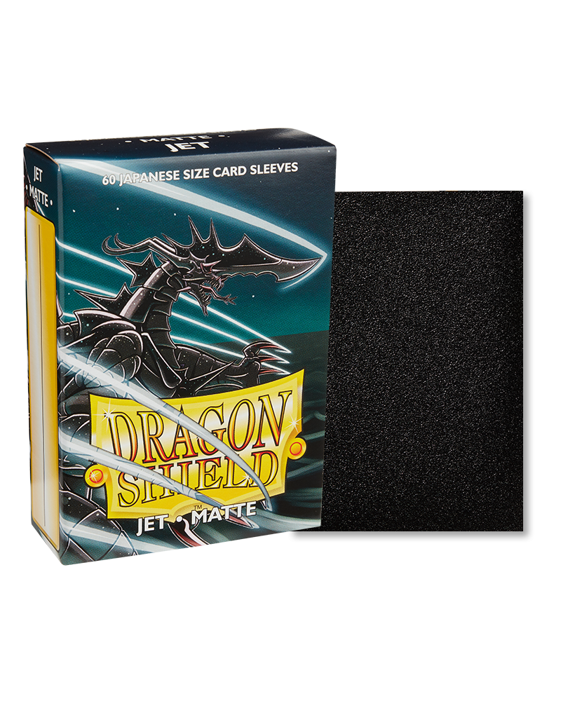 Dragon Shield - 60ct Japanese Size - Jet Matte