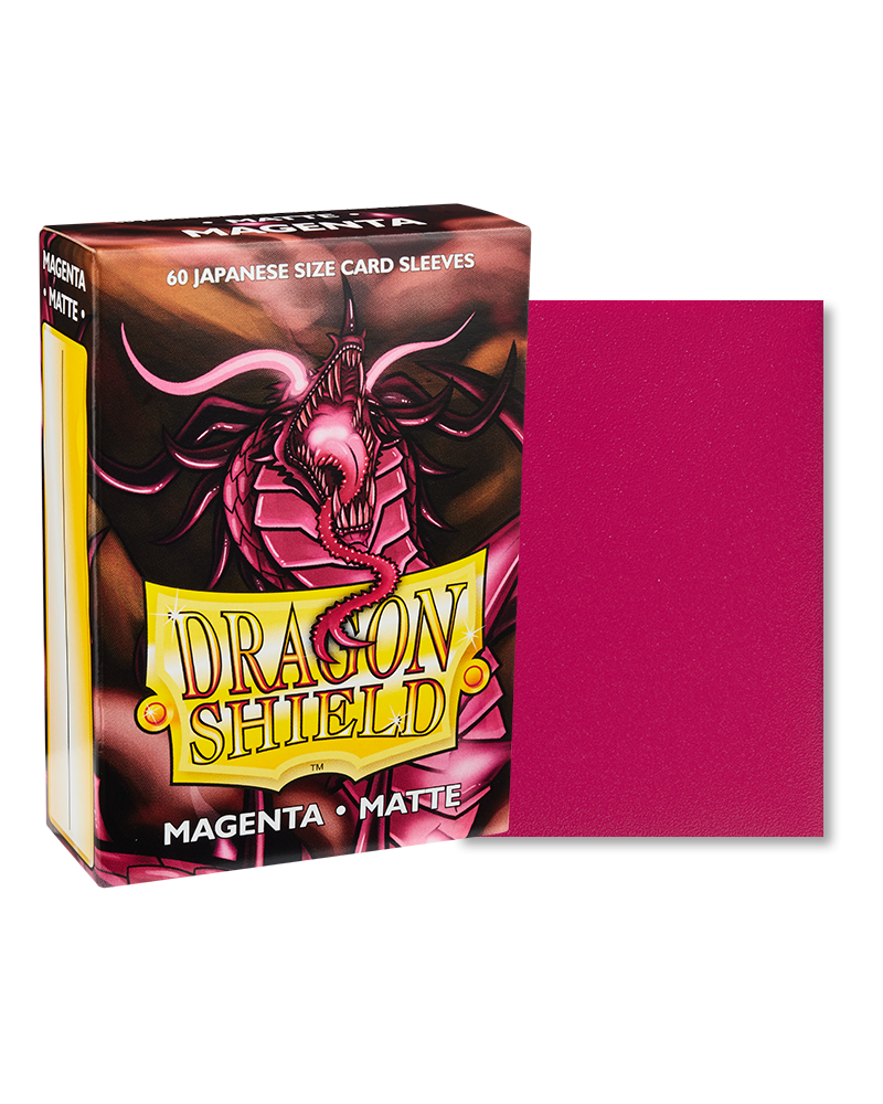 Dragon Shield - 60ct Japanese Size - Magenta Matte