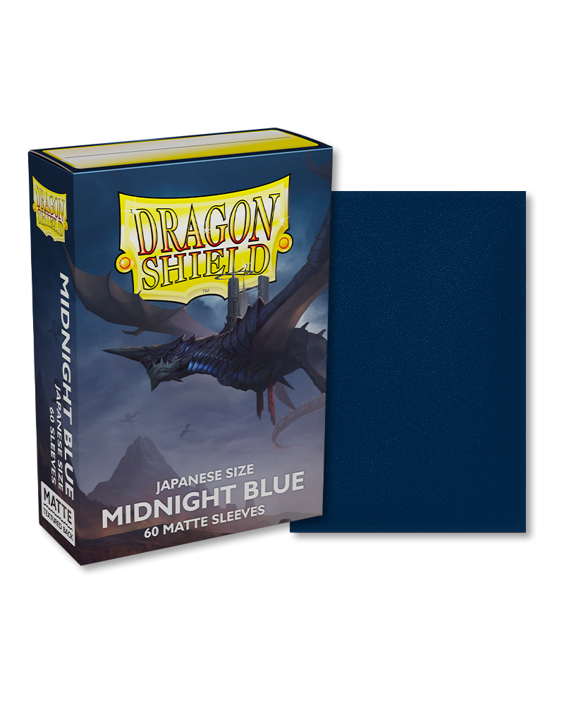 Dragon Shield - 60ct Japanese Size - Midnight Blue Matte