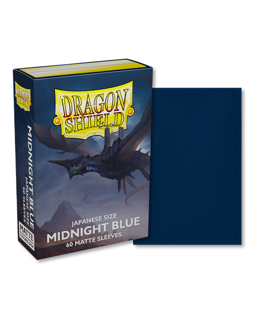 Dragon Shield - 60ct Japanese Size - Midnight Blue Matte