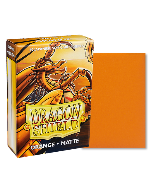 Dragon Shield - 60ct Japanese Size - Orange Matte