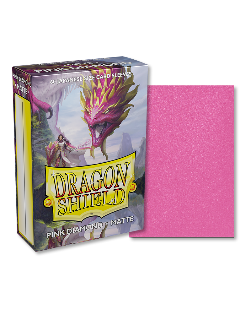 Dragon Shield - 60ct Japanese Size - Pink Diamond Matte