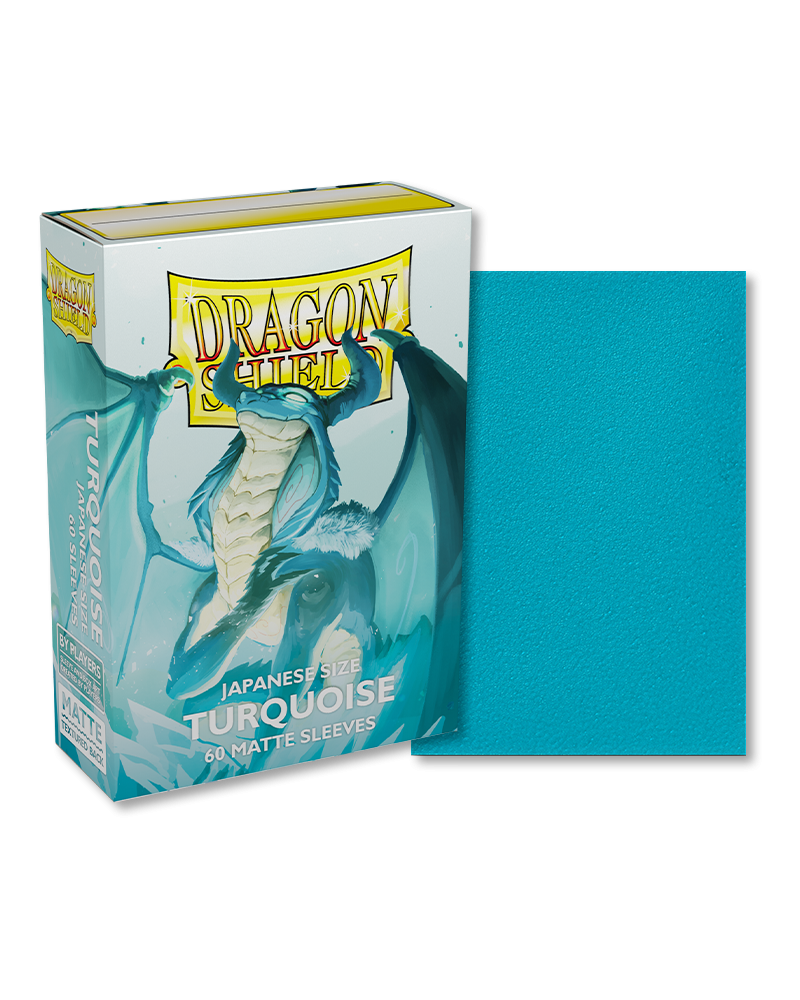 Dragon Shield - 60ct Japanese Size - Turquoise Matte
