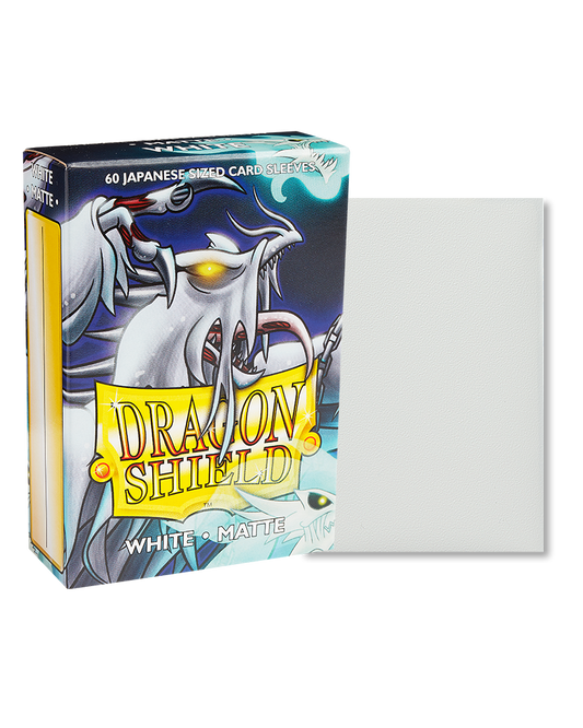 Dragon Shield - 60ct Japanese Size - White Matte