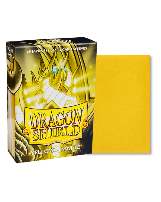 Dragon Shield - 60t Japanese Size - Yellow Matte