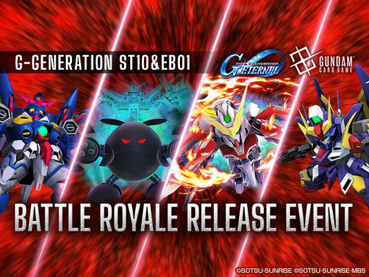 GUNDAM CARD GAME: G-GENERATION ST10 & EB01 RELEASE EVENT