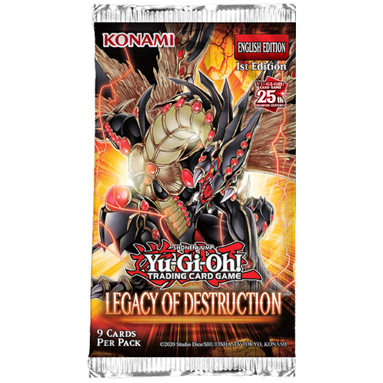 Yugioh - Legacy Of Destruction 1st Edition Booster Pack