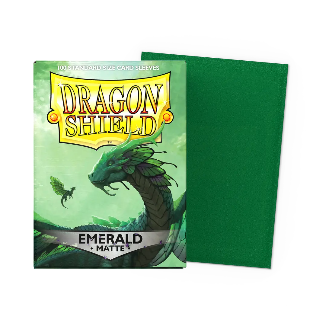 Dragon Shield Matte Emerald (100)