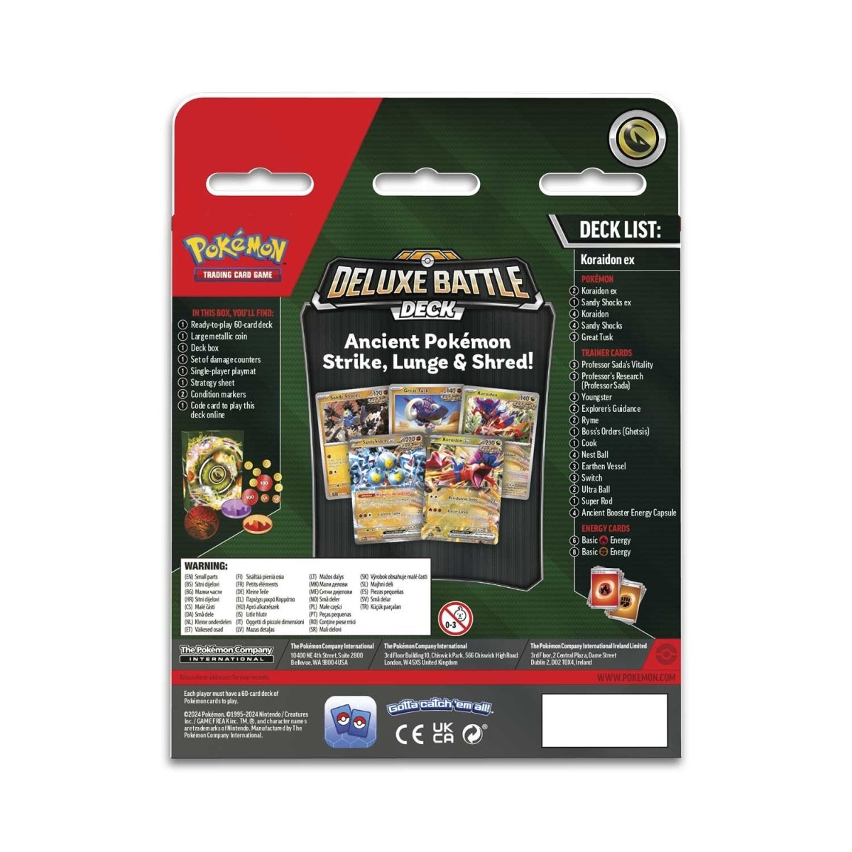 Pokémon TCG: Koraidon ex Deluxe Battle Deck