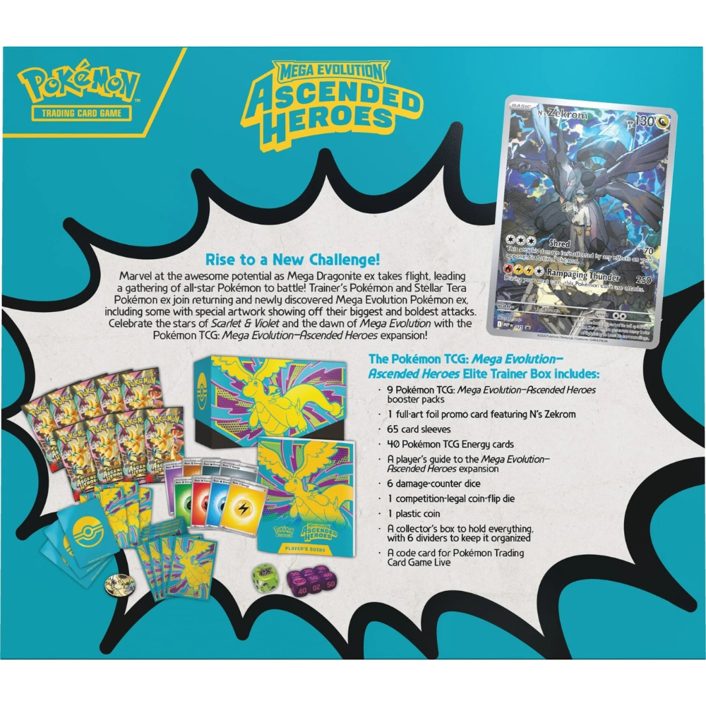 Pokemon - Mega Evolution - Ascended Heroes - Elite Trainer Box