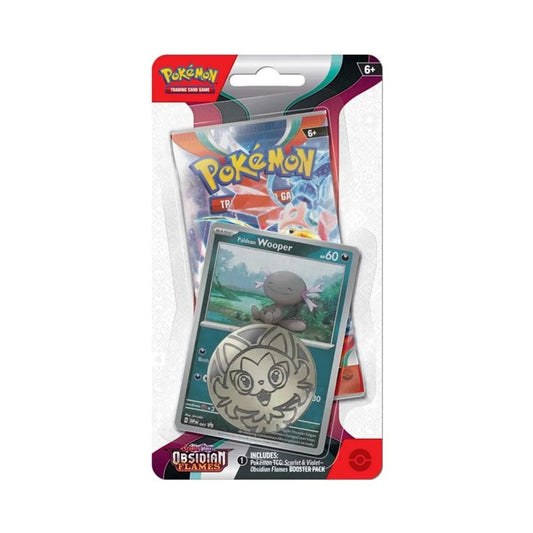 Scarlet & Violet: Obsidian Flames - Checklane Blister (Paldean Wooper)