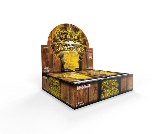 Yugioh - Quarter Century Stampede Booster Box - 1st Edition (Pre-Order)