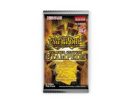 Yugioh - Quarter Century Stampede Booster Pack - 1st Edition