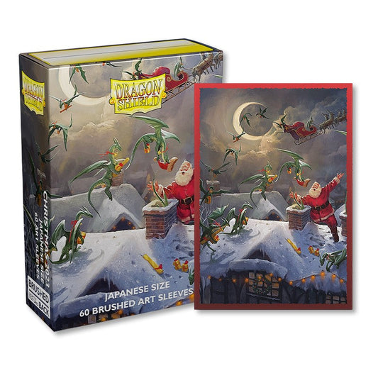 Dragon Shield - 60ct Japanese Size - Brushed Art - Christmas 2023