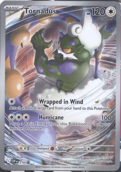 Tornadus - (SVP210) Holofoil [SV: White Flare]