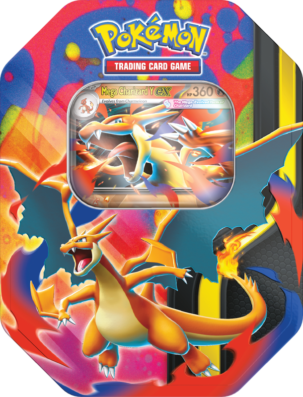 Pokémon TCG: Mega Charizard Tin - Mega Charizard Y ex