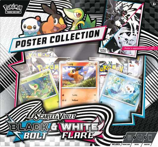 Pokémon TCG: Scarlet & Violet - Black Bolt & White Flare - Poster Collection