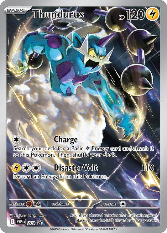 Thundurus - (SVP209) Holofoil [SV: Black Bolt]